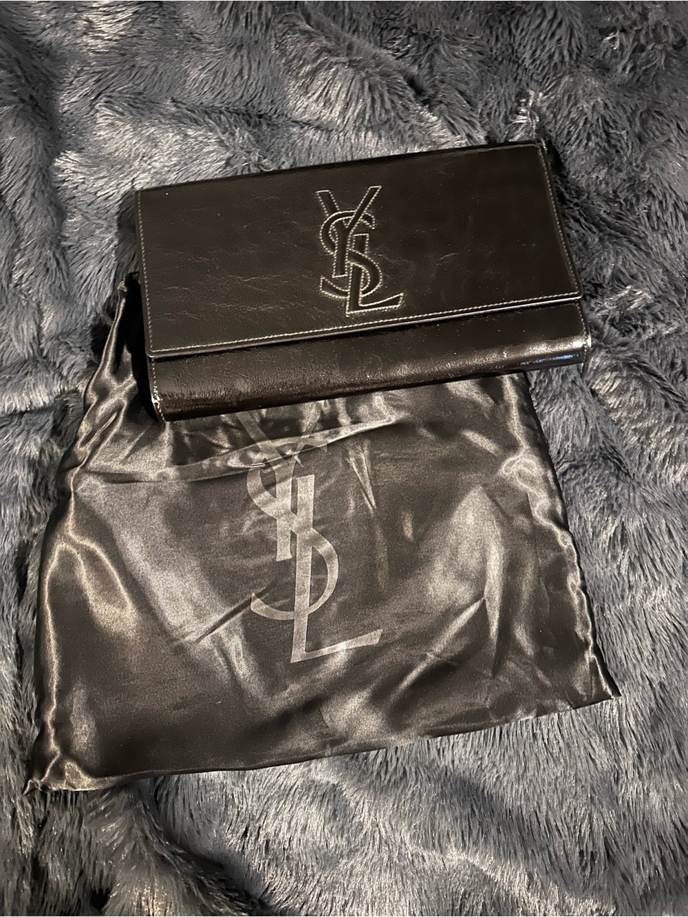 Yves Saint Laurent Black Patent Leather